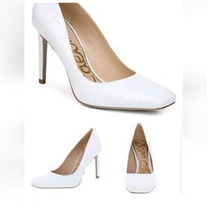 Sam Edelman “Beth” white pumps. Size 6 new no tags